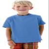 Rabbit Skins Toddler Soft Ribbed Crewneck Jersey T-Shirt, Carolina Blue, 5/6T view 1