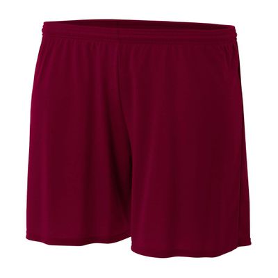 A4 Adult 7" Ultra Tight Performance Interlock Short, Maroon, XXX-Large