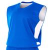 A4 Youth Reversible Speedway Muscle T-Shirt, Royal/Wht, X-Large