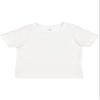 Rabbit Skins Infant Fine Topstitch Ribbed Collar T-Shirt, Wht, 6 Months view 1