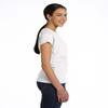 LAT Women's Taped Neck Longer Length Fine Jersey T-Shirt, White, XXX-Large view 3