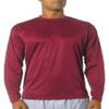 A4 Adult Cooling Performance Long-Sleeve T-Shirt, Cardinal, XX-Large view 1