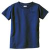 Rabbit Skins Infant Fine Topstitch Ribbed Collar T-Shirt, Nvy, 24 Months view 1