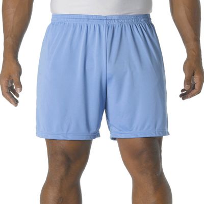 A4 Adult 7" Ultra Tight Performance Interlock Short, Light Blue, XXX-Large