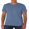 Canvas Bella Unisex Shoulder Taping Jersey T-Shirt, Steel Blue, XXXX-Large view 1