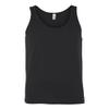 Canvas Bella Comfort Scoop-Neck Jersey Tank Top, Blk, Large view 1
