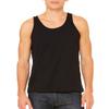 Canvas Bella Comfort Scoop-Neck Jersey Tank Top, Blk, Large view 2