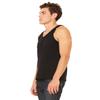 Canvas Bella Comfort Scoop-Neck Jersey Tank Top, Blk, Large view 4
