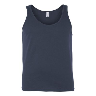 Canvas Bella Comfort Scoop-Neck Jersey Tank Top, NVY, Large
