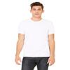 Canvas Bella Unisex Shoulder Taping Jersey T-Shirt, Solid Wht Blend, Small view 1