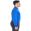 UltraClub Adult Cool & Dry Long-Sleeve Mesh Piqu Polo 3XL ROYAL view 3