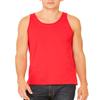 Canvas Bella Comfort Scoop-Neck Jersey Tank Top, Red, X-Small view 2