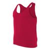 Canvas Bella Comfort Scoop-Neck Jersey Tank Top, Red, X-Small view 3
