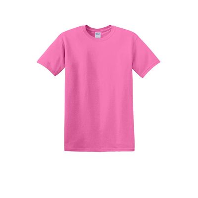 Gildan Big Boys' Heavyweight Taped Neck Comfort T-Shirt, Azalea, Large