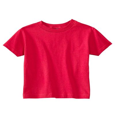 RABBIT SKINS Toddler Jersey T-Shirt, Red, 2T