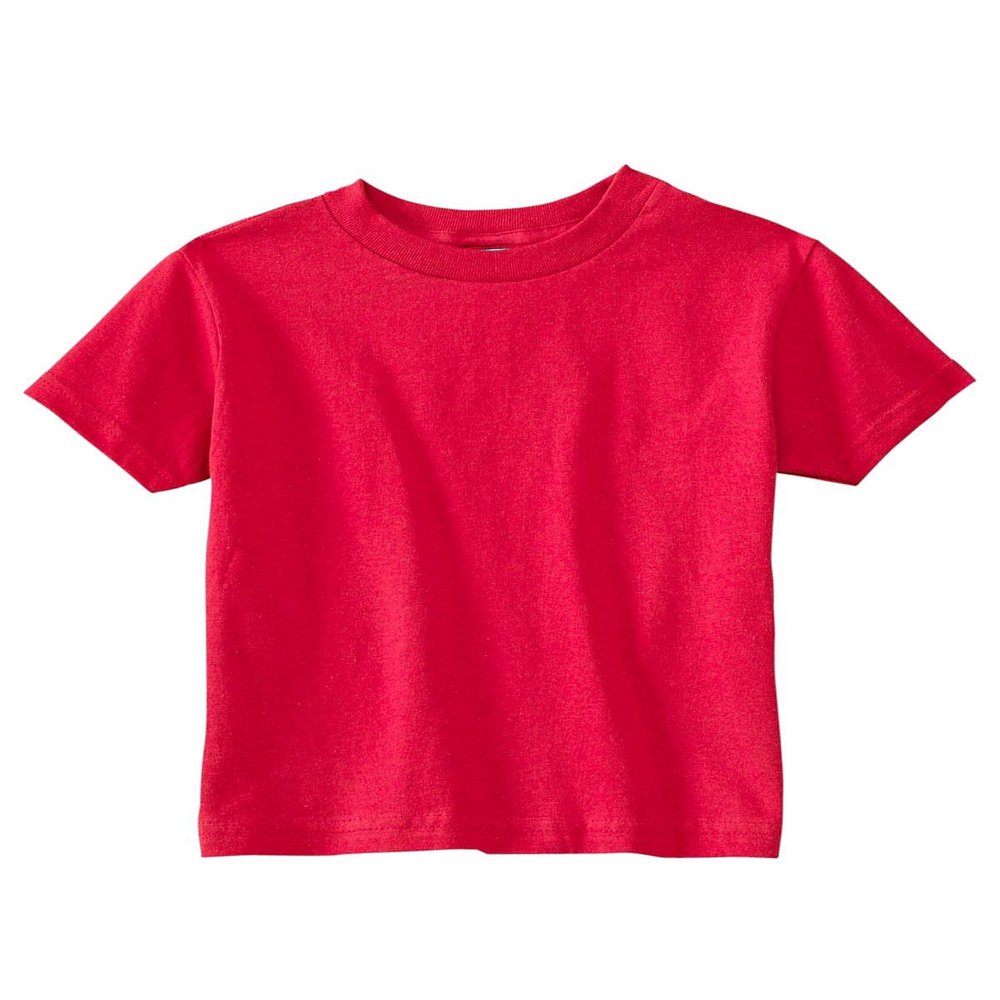 RABBIT SKINS Toddler Jersey T-Shirt, Red, 2T