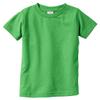 Rabbit Skins Infant Fine Topstitch Ribbed Collar T-Shirt, Apple, 18 Months view 1