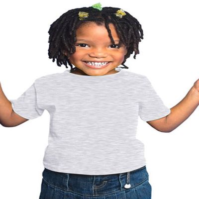RABBIT SKINS Toddler Jersey T-Shirt, Ash, 2T