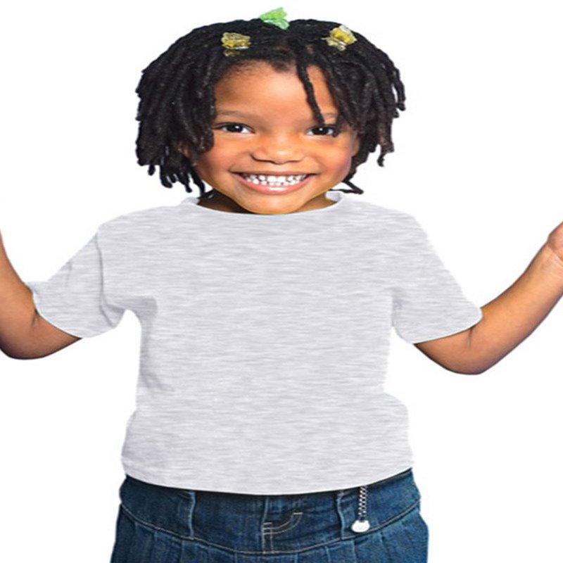 RABBIT SKINS Toddler Jersey T-Shirt, Ash, 3T