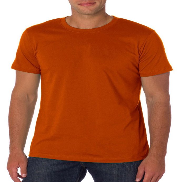 Bella+Canvas Unisex Shoulder Taping Jersey T-Shirt, Burnt Orange, XXXX-Large