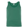 Canvas Bella Comfort Scoop-Neck Jersey Tank Top, Kelly, X-Small view 1