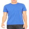 Canvas Bella Unisex Shoulder Taping Jersey T-Shirt, Hthr True Royal, X-Small view 1