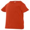 RABBIT SKINS Infant Fine Topstitch Ribbed Collar T-Shirt, Orange, 18 Months view 1
