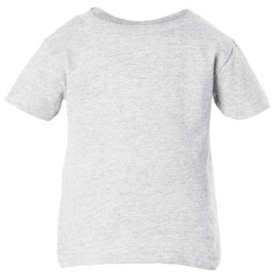 RABBIT SKINS Infant Comfort Ribbed Crewneck T-Shirt, HTHR, 24 Months