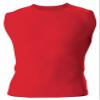 A4 4-Way Stretch Compression Performance Muscle T-Shirt, Scarlet Red, Medium view 1