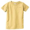 Rabbit Skins Infant Fine Topstitch Ribbed Collar T-Shirt, Butter, 24 Months view 1