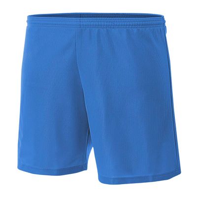 A4 Big Boys' Comfort Moisture Elastic Waistband Micromesh Short, Royal, X-Small