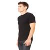 Bella+Canvas Unisex Shoulder Taping Jersey T-Shirt, Solid Blk Blend, XXX-Large view 4