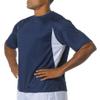A4 Men's Color Block Performance Interlock T-Shirt, Large, Navy/White view 1