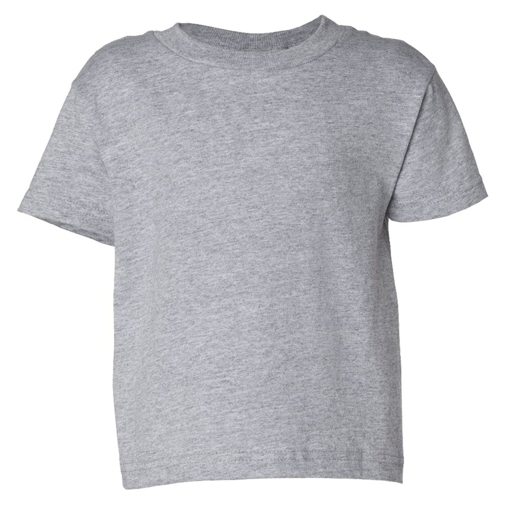 RABBIT SKINS Toddler Jersey T-Shirt, HTHR, 4T