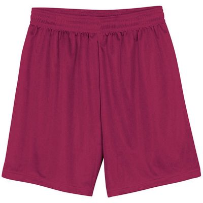 A4 Big Boys' Comfort Moisture Elastic Waistband Micromesh Short, Cardinal, Small