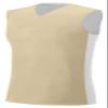A4 Reversible Moisture Management Muscle, Vegas Gold/Wht, X-Large view 1