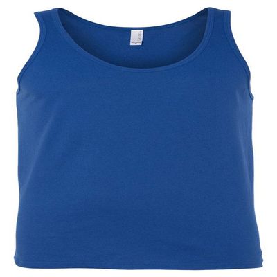 Canvas Bella Comfort Scoop-Neck Jersey Tank Top, True Royal, Medium