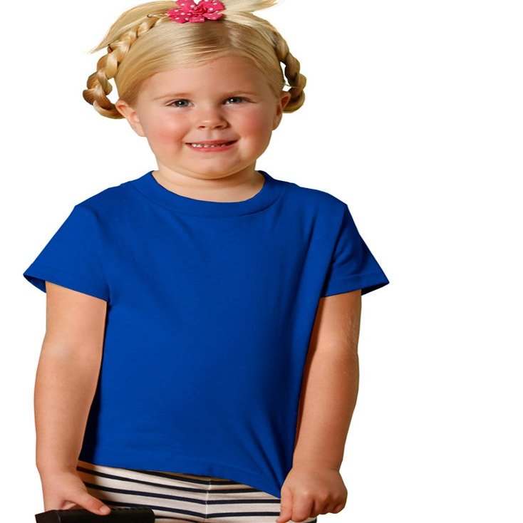RABBIT SKINS Toddler Jersey T-Shirt, Royal, 3T