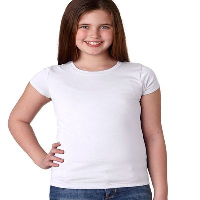 Next Level The Princess Rib Knit Combed Jersey T-Shirt, Wht, Small