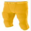 A4 Men's Flyless Football Pant, Gold, XX-Large view 1