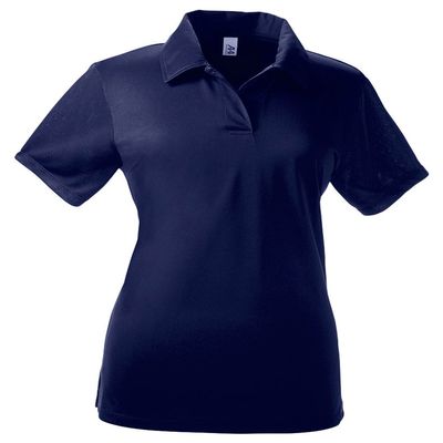 A4 Ladies' Warp-Knit Performance Polo Shirt, Nvy, X-Small