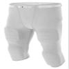 A4 Men's Flyless Football Pant, Silver, Medium view 1