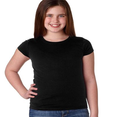 Next Level The Princess Rib Knit Combed Jersey T-Shirt, Blk, X-Large