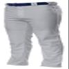 A4 Big Boys' Contrast Open Bottom Baggy Cut Baseball Pant, Grey, X-Small view 1