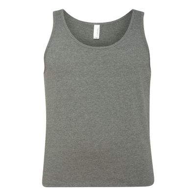 Canvas Bella Comfort Scoop-Neck Jersey Tank Top, Deep Hthr, XX-Large