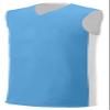A4 Adult Reversible Moisture Management Muscle, Light Blue/Wht, Small view 1