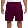 A4 Sprint 9" Lined Tricot Mesh Short N5296 - Maroon - X-Large view 1