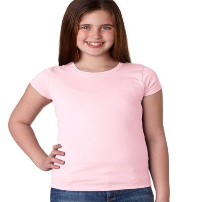 Next Level The Princess Rib Knit Combed Jersey T-Shirt, Light Pink, Small