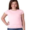 Next Level The Princess Rib Knit Combed Jersey T-Shirt, Light Pink, Small view 1