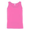 Canvas Bella Comfort Scoop-Neck Jersey Tank Top, Neon Yellow, X-Large view 1
